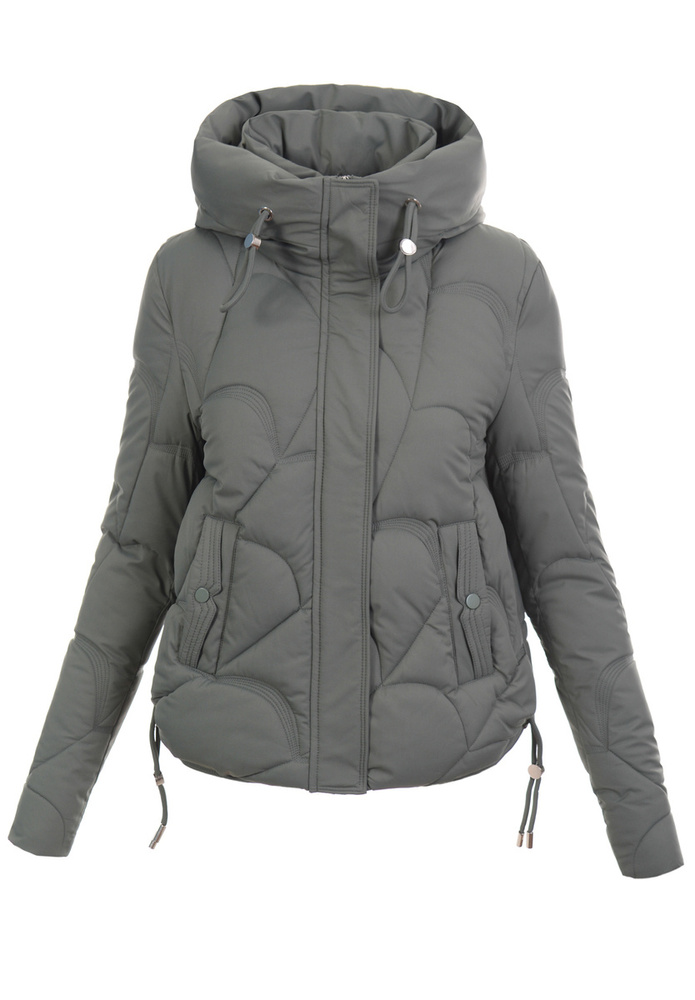 Kurtka Zimowa Damska Zielona