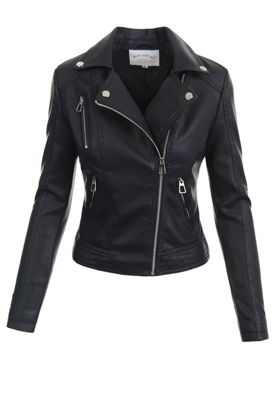 Damska Kurtka Ramoneska Czarna