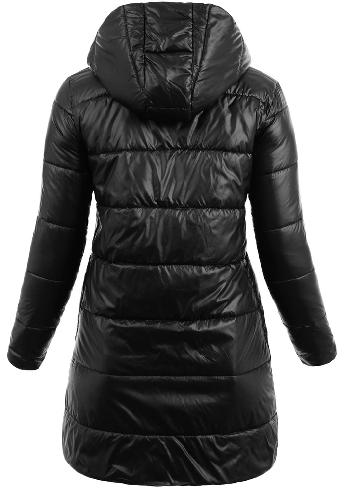 Damska Wiosenno-Jesienna Kurtka Czarna