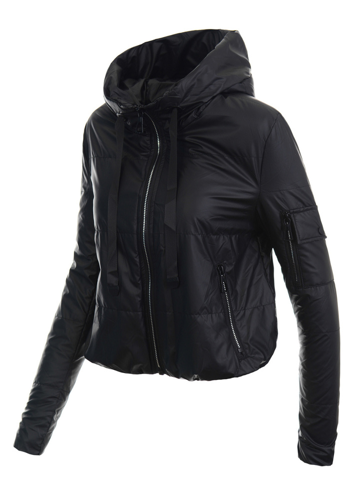 Kurtka Parka Wiosenna Czarna