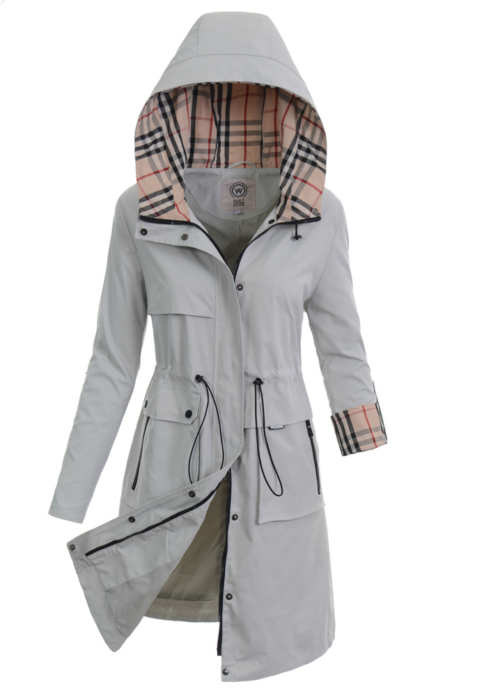 Kurtka Parka Wiosenna Oliwkowa