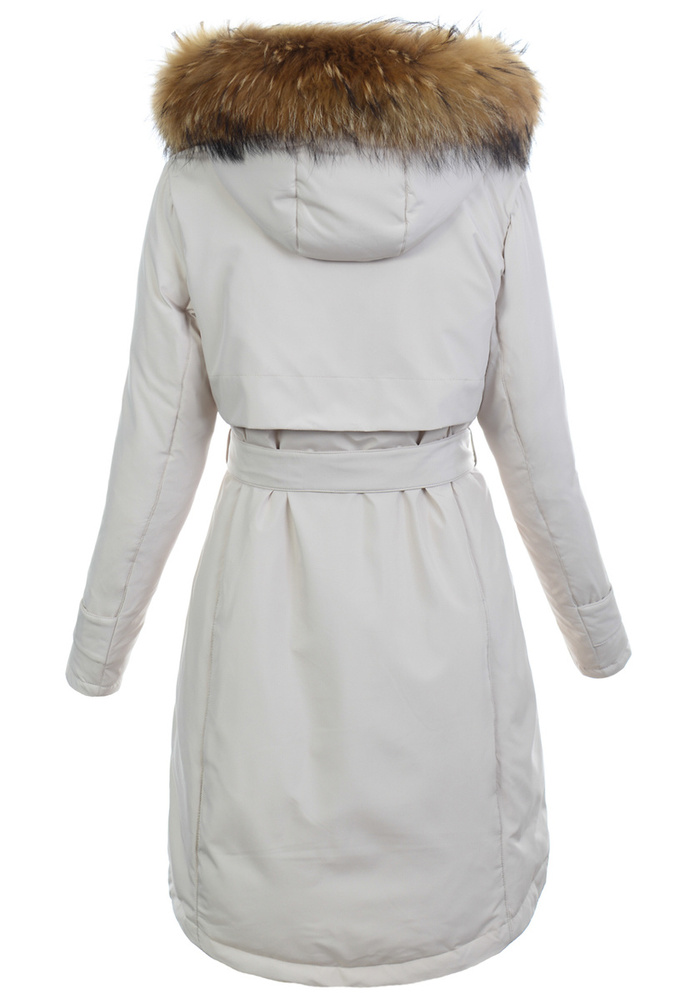 Damska Kurtka Zimowa Beżowa