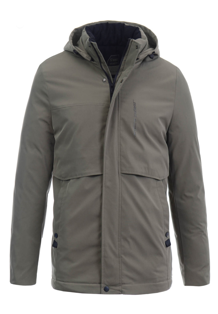 Męska Zimowa Kurtka Beżowa