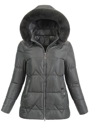 Damska Kurtka Zimowa Zielona