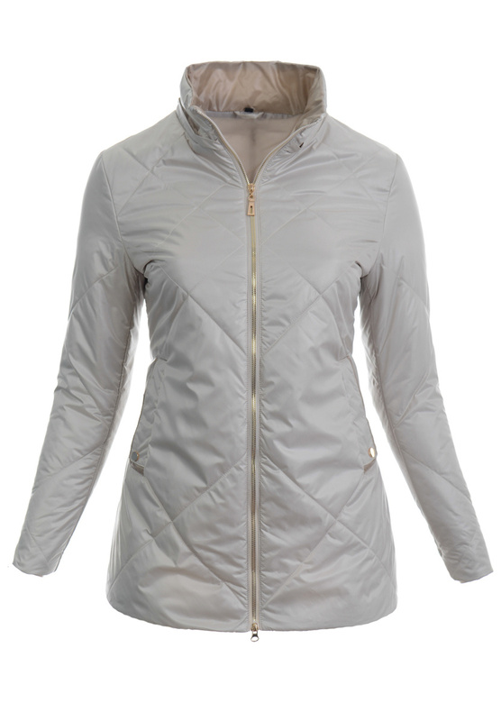 Kurtka Parka Wiosenna Ecru