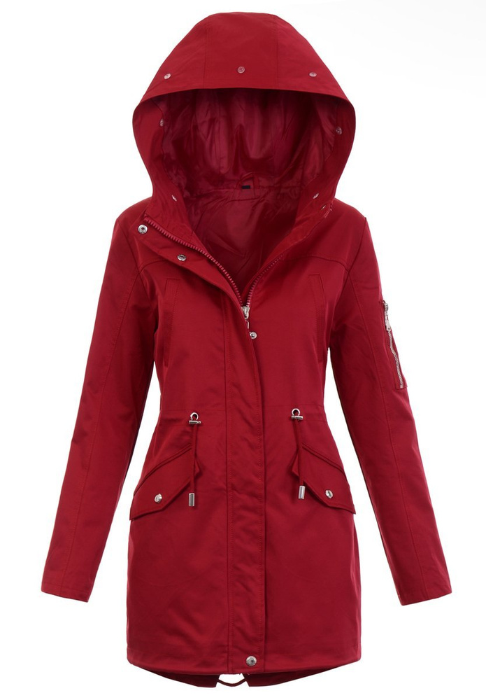 Parka Zimowa 2w1 Sylwia Czerwona