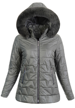 Damska Kurtka Zimowa Zielona