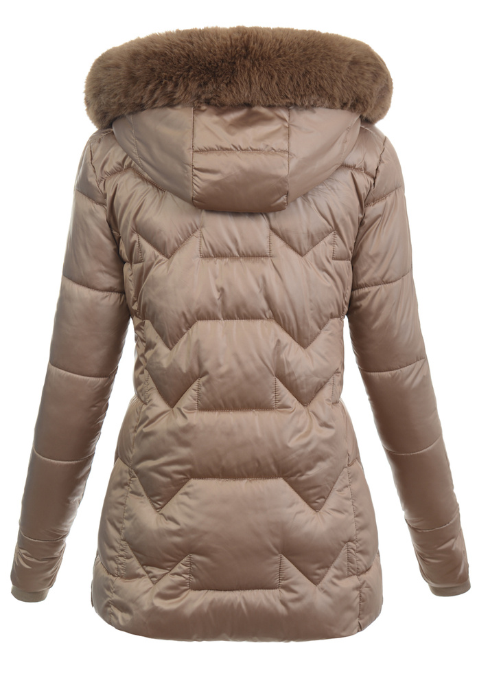 Damska Kurtka Zimowa Złota