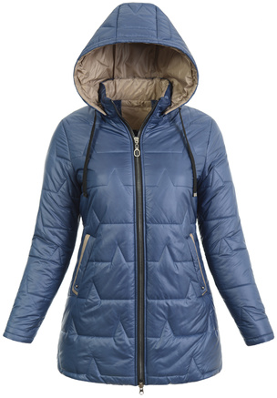 Damska Kurtka Zimowa Niebieska