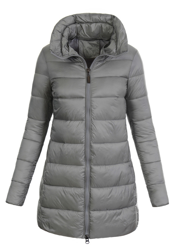 Damska Kurtka Zimowa Szara