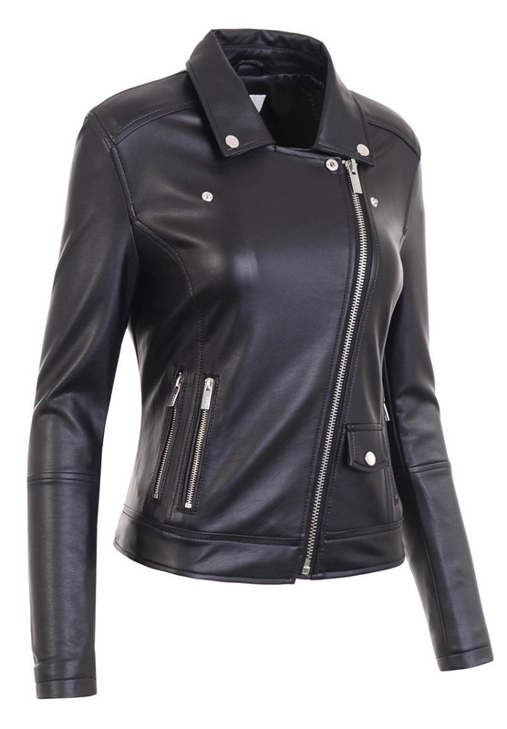 Damska Kurtka Ramoneska Czarna