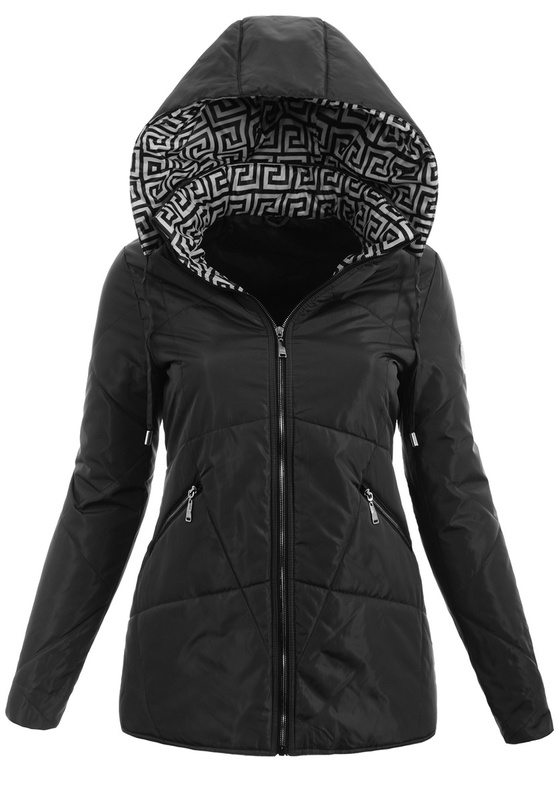 Kurtka Wiosenna Czarna