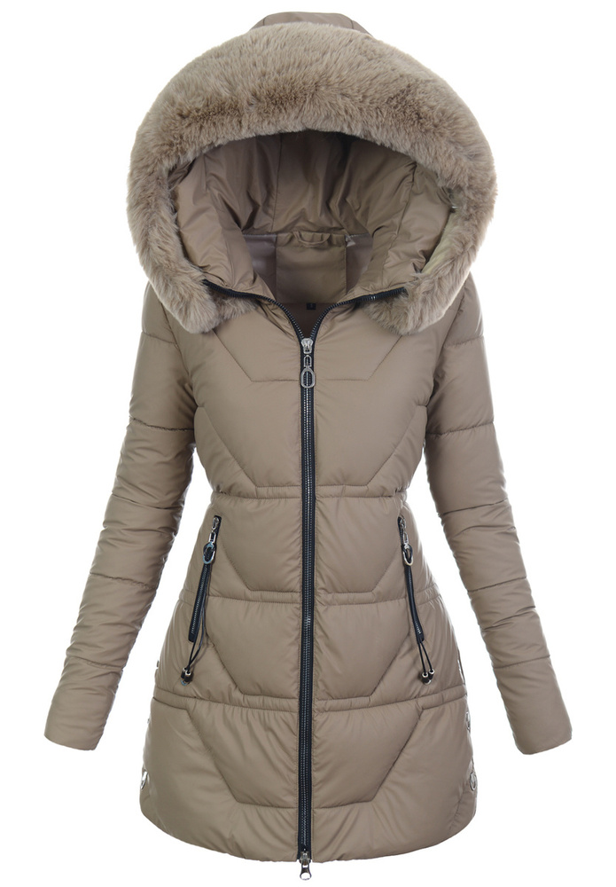 Damska Kurtka Zimowa Cappuccino