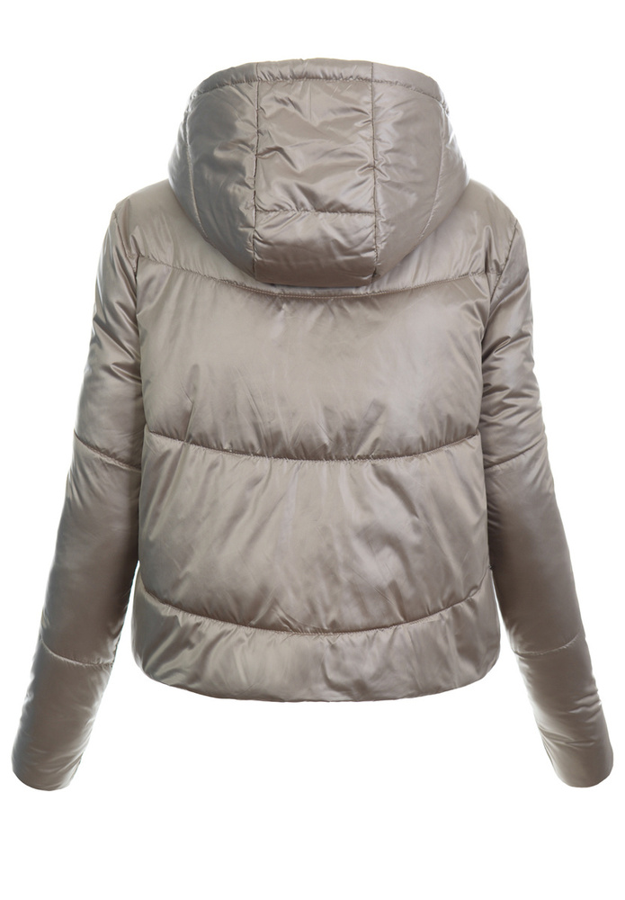 Kurtka Parka Wiosenna Beżowa