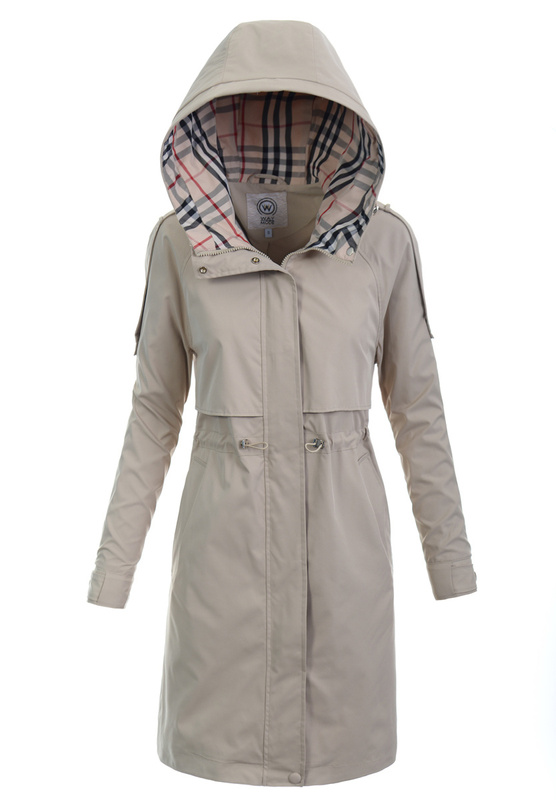 Kurtka Parka Wiosenna Beżowa