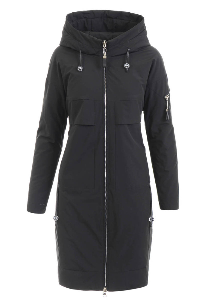 Kurtka Parka Wiosenna Czarna