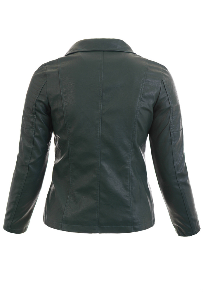 Damska Kurtka Ramoneska Zielona