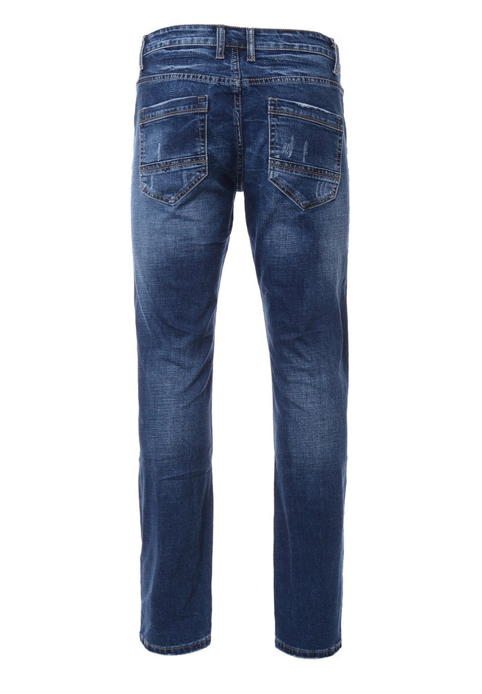 Męskie Spodnie Jeansowe Granatowe