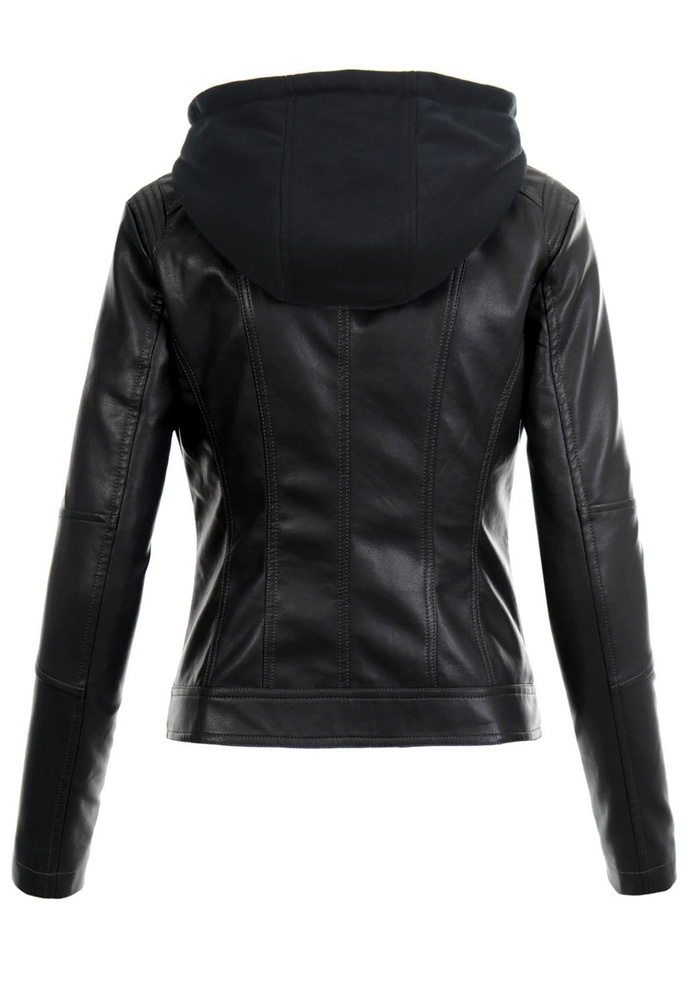 Damska Kurtka Ramoneska Czarna