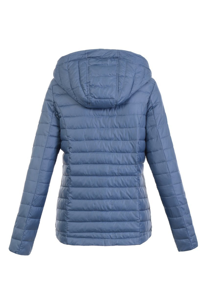 Damska WiosennoJesienna Kurtka Ciemno Niebieska
