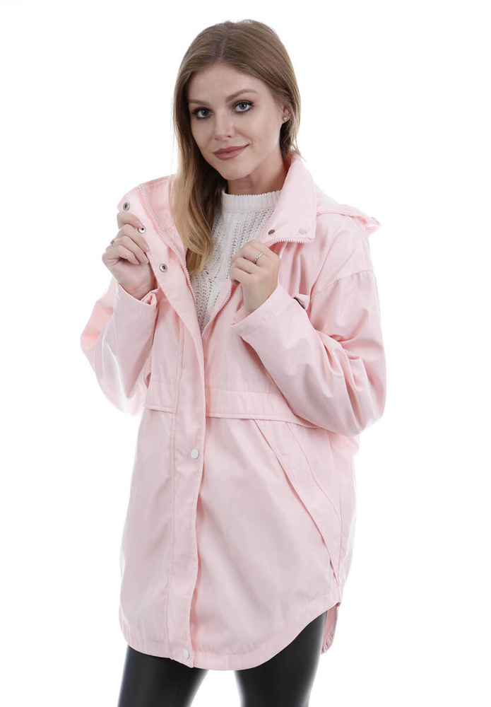 Kurtka Parka Wiosenna Beżowa