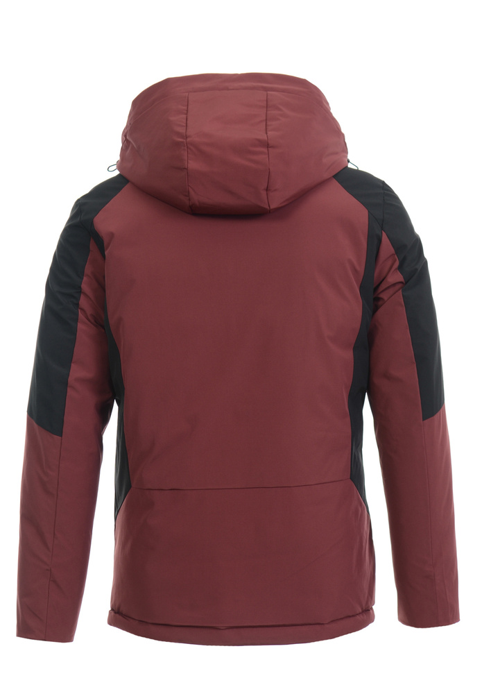 Męska Zimowa Kurtka Bordowa