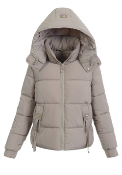 Damska Kurtka Zimowa Beżowa