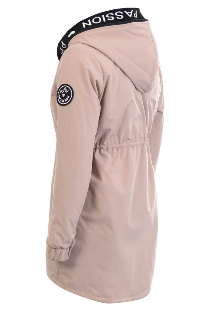 Damska Wiosenna Ortalion Kurtka Czarna