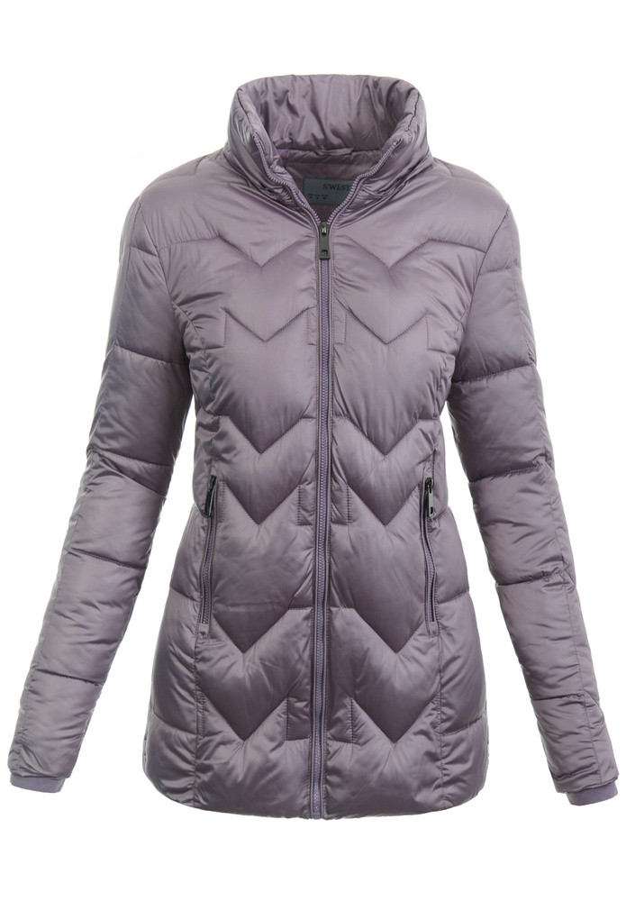 Damska Kurtka Zimowa Fioletowa