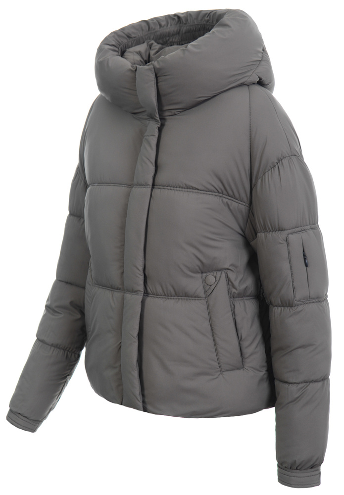 Damska Kurtka Zimowa Brązowa