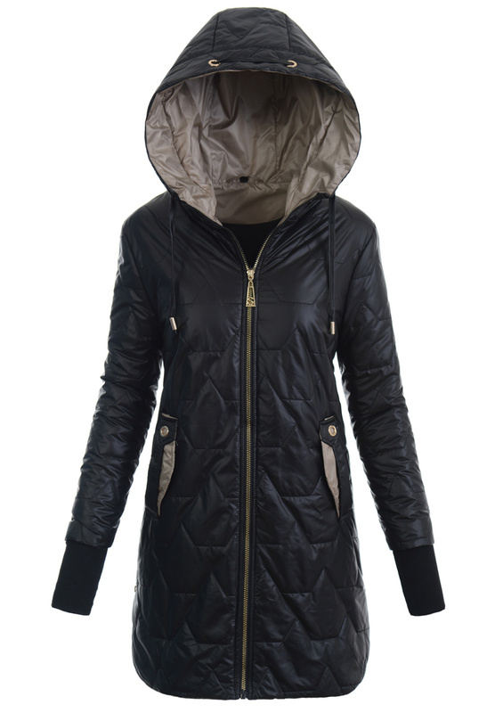 Damska Kurtka Przejściowa Czarna