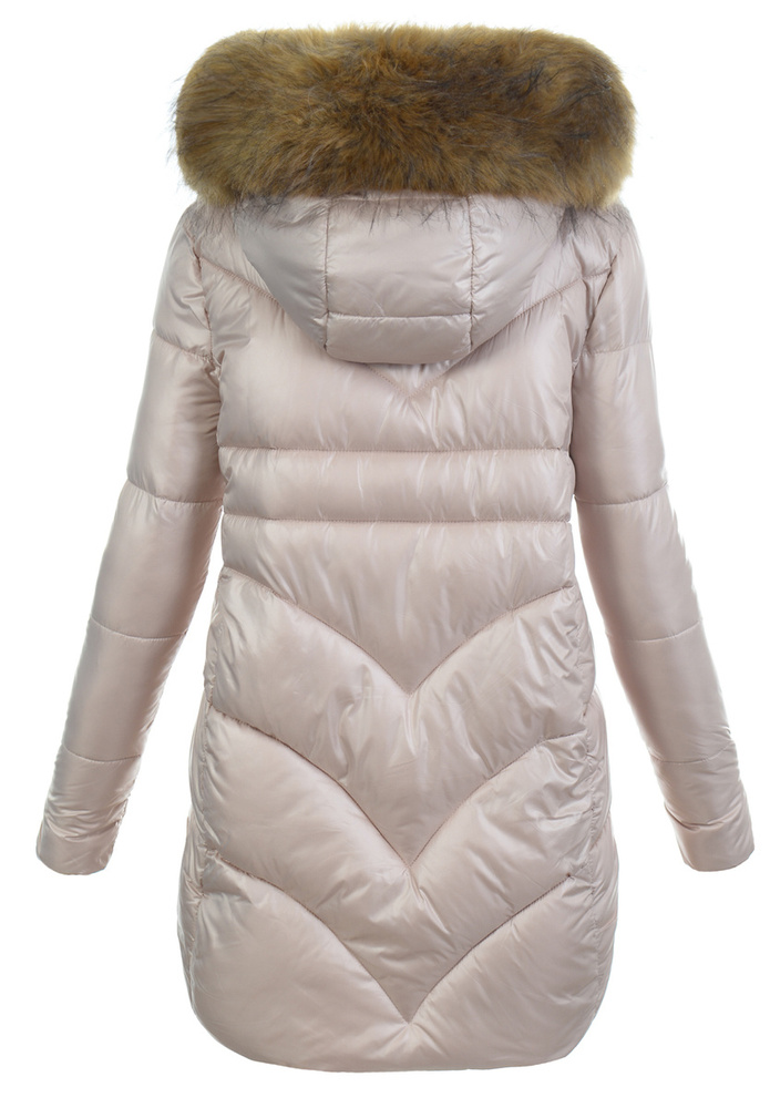 Damska Kurtka Zimowa Różowa