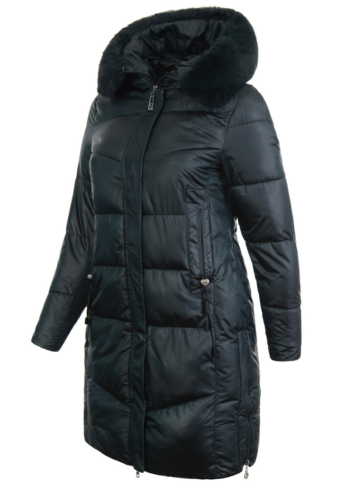 Damska Kurtka Zimowa Zielona
