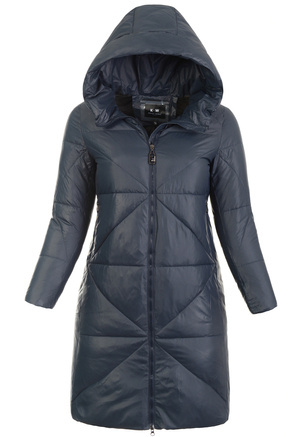 Damska Zimowa Ortalionowa Kurtka Granatowa