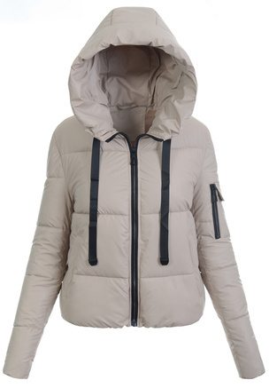 Damska Kurtka Zimowa Beżowa