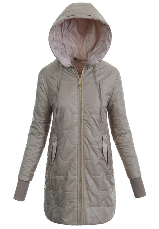 Damska Kurtka Przejściowa Beżowa