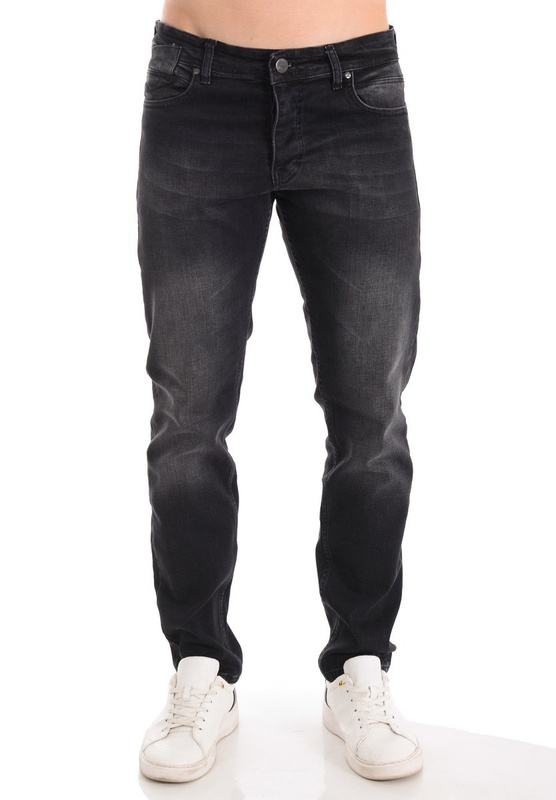 Męskie Spodnie Czarne 