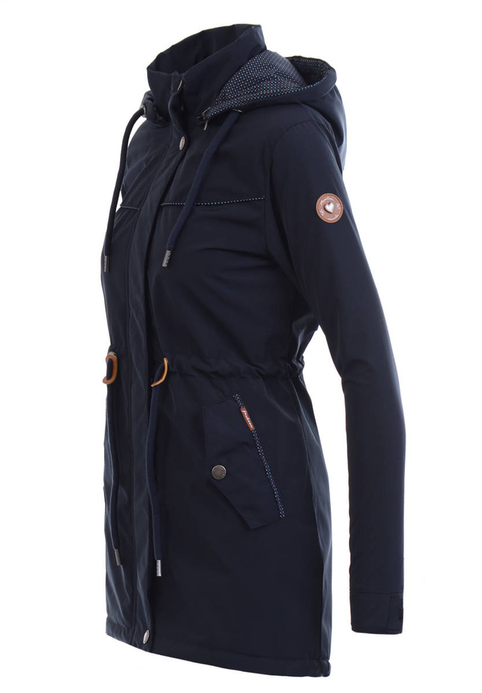 Kurtka Parka Wiosenna Granat