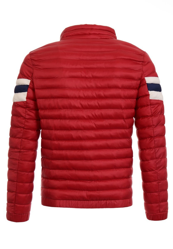 Męska Kurtka Jesienna Czerwona