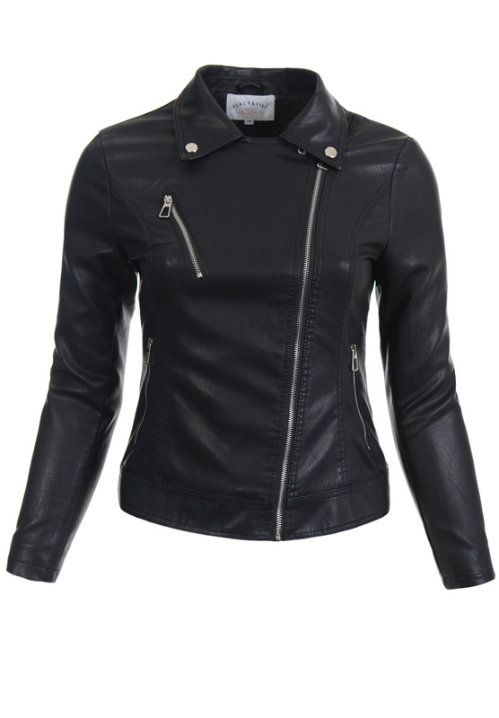 Damska Kurtka Ramoneska Czarna