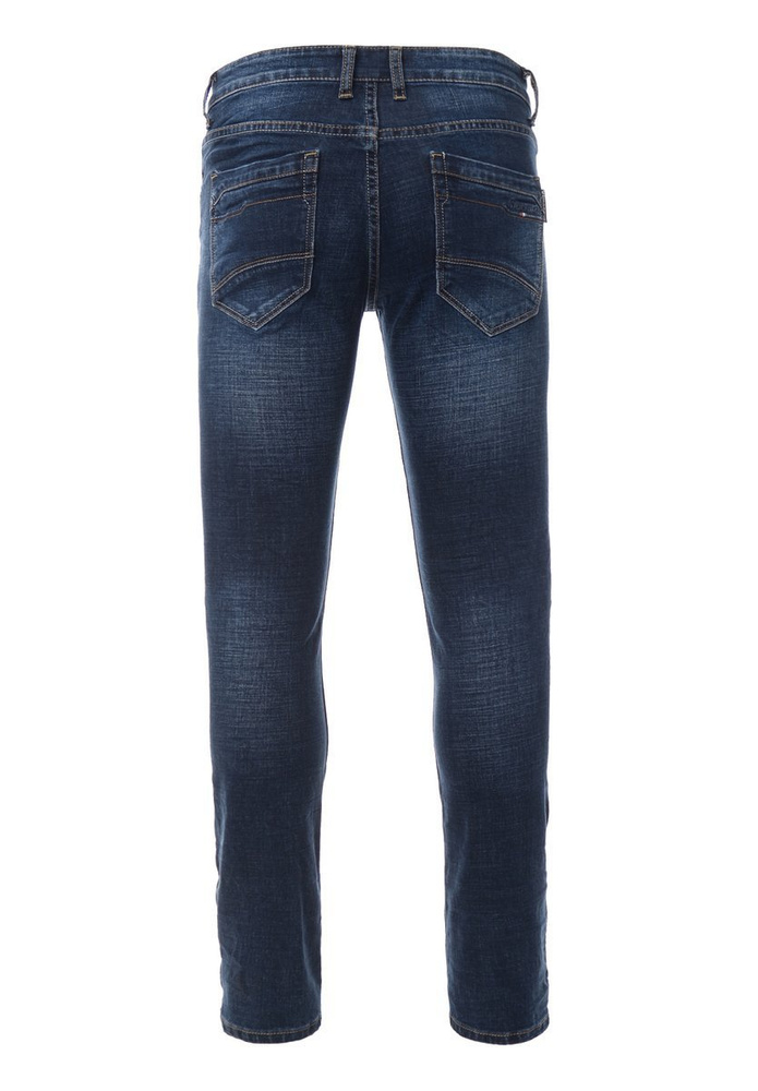 Męskie Spodnie Jeansowe Granatowe