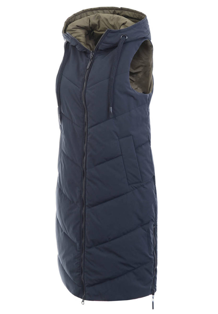 Damska Kamizelka Bezrękawnik Granat