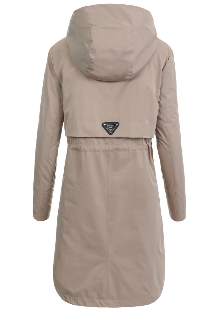 Kurtka Parka Wiosenna Beżowa