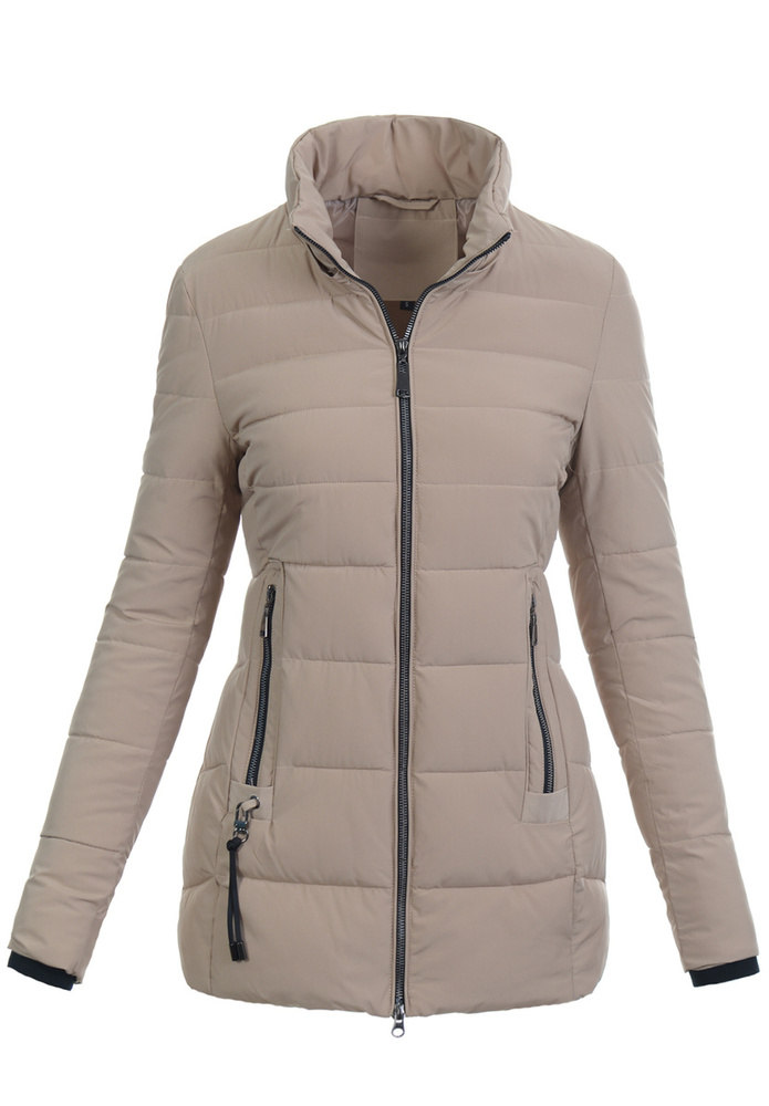 Damska Kurtka Zimowa Beżowa