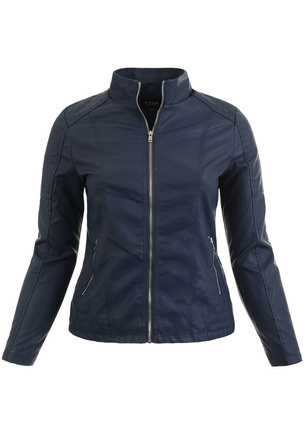 Damska Kurtka Ramoneska Granatowa