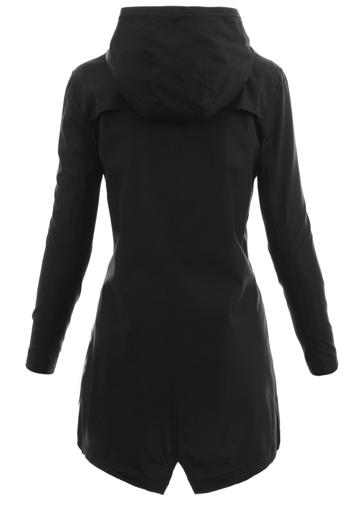 Kurtka Parka Wiosenna Czarna