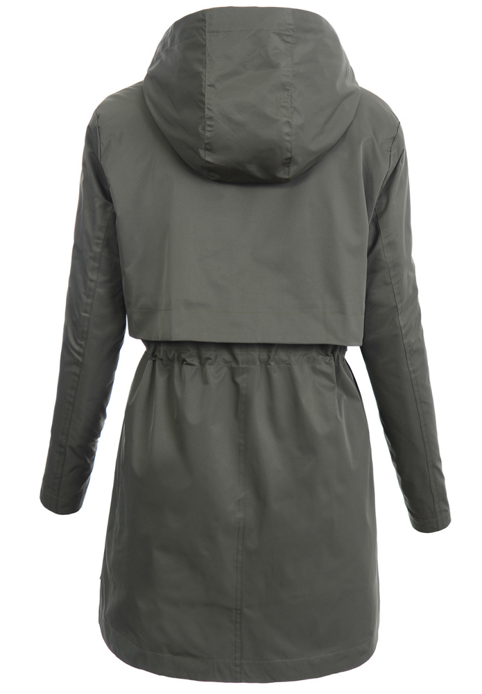 Kurtka Parka Wiosenna Zielona