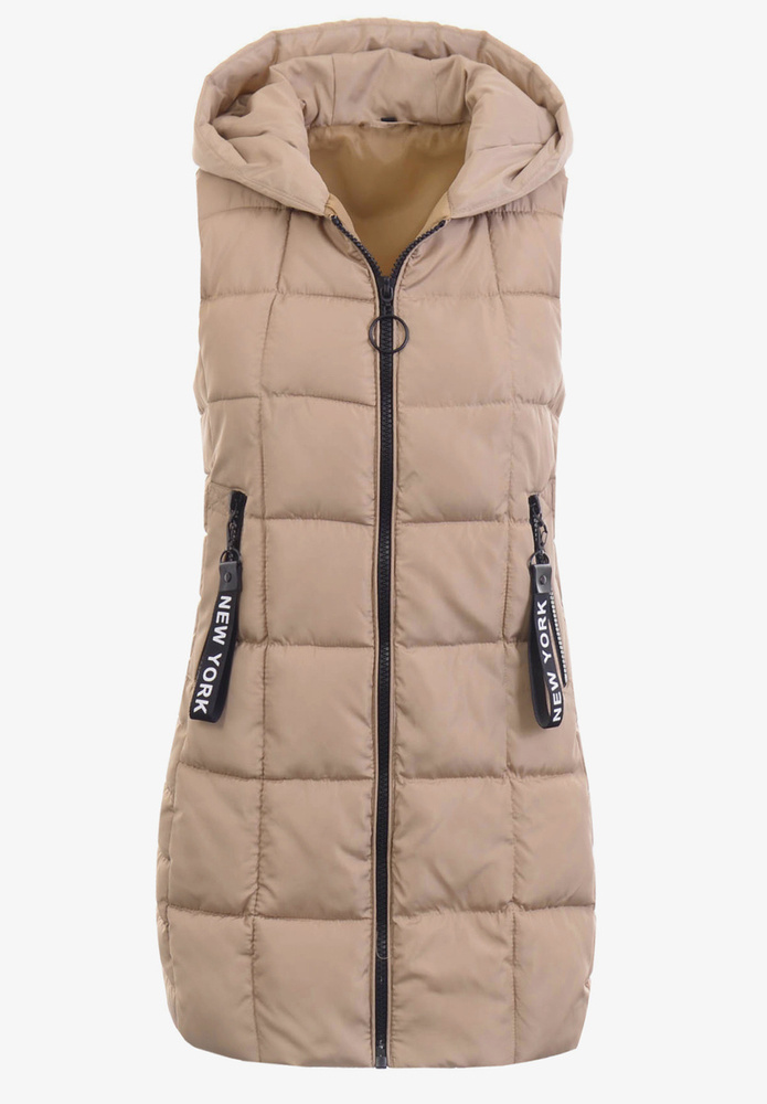 Damska Kamizelka Bezrękawnik Granat