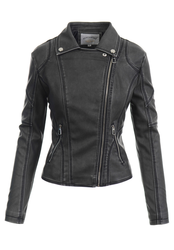 Damska Kurtka Ramoneska Czarna