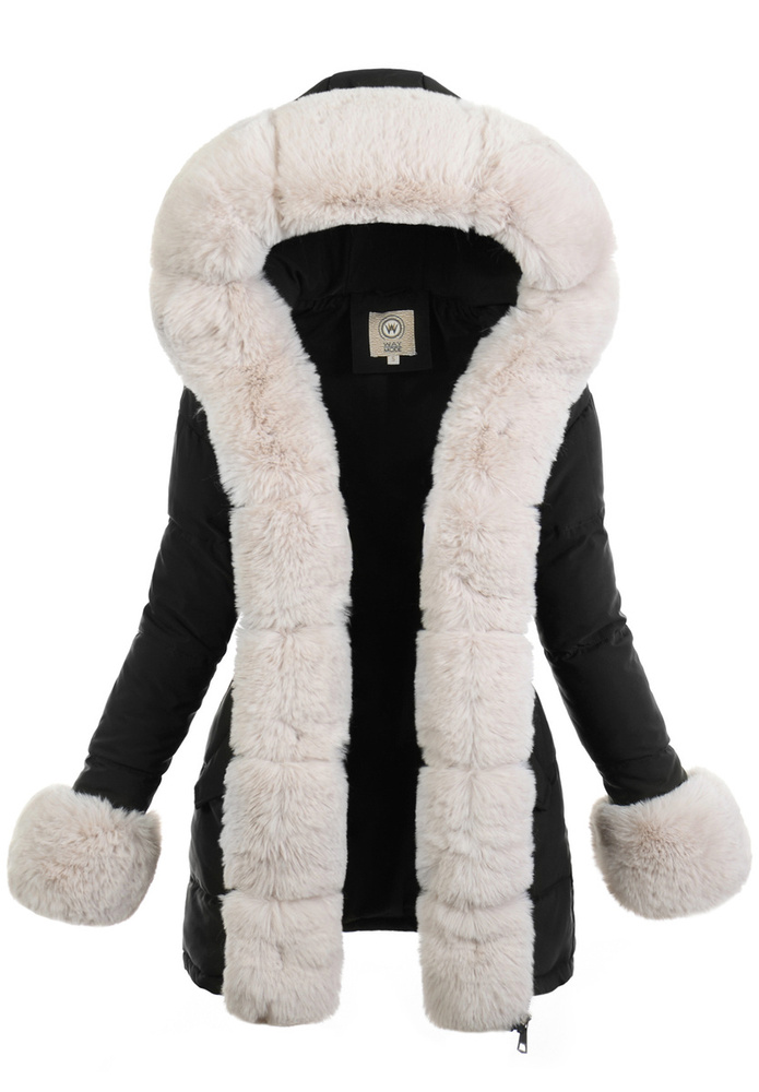 Parka Zimowa Czarna